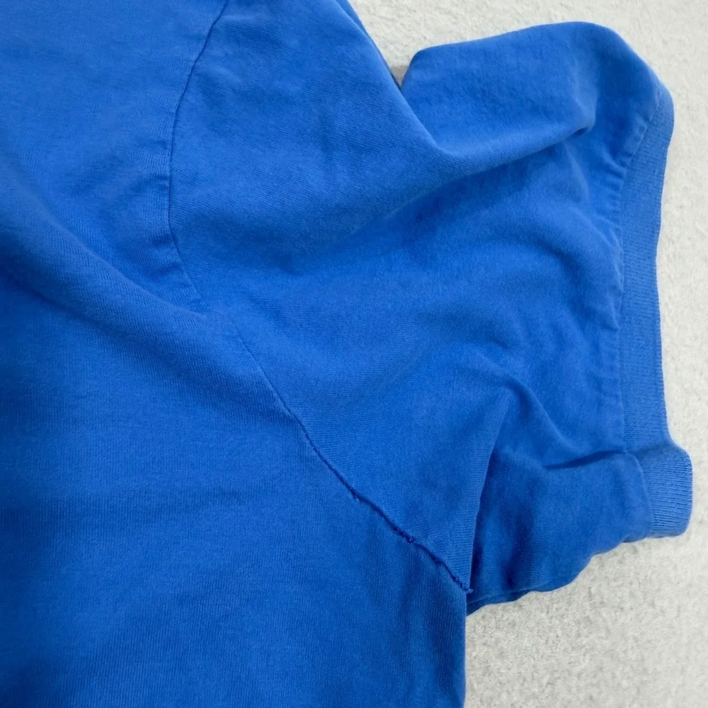 Polo Ralph Lauren Shirt Men's XL Blue Custom Fit Short Sleeve Pony Logo Preppy
